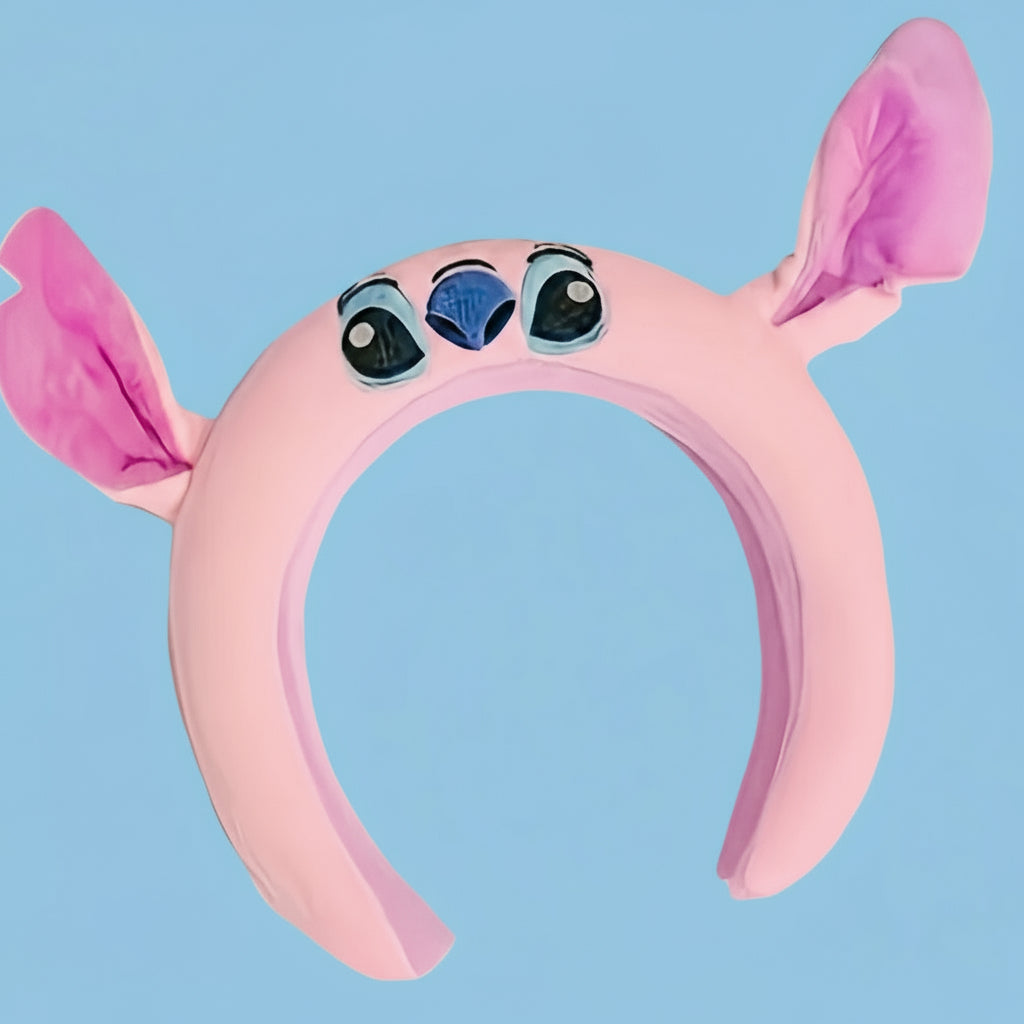 Serre tête rose (1 pièce)