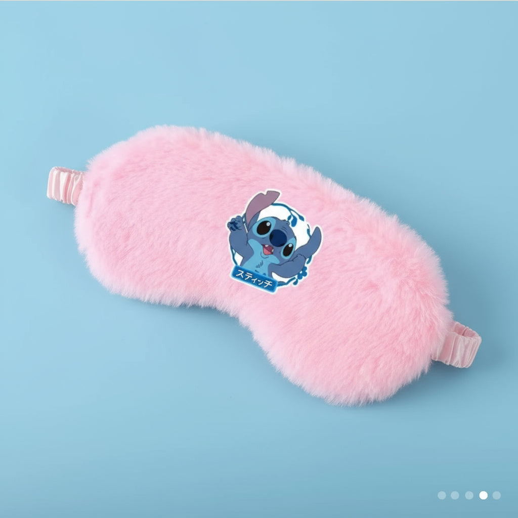 Masque de nuit rose (1 pièce)