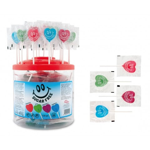 Sucette cœur sans sucre (lot de 3)