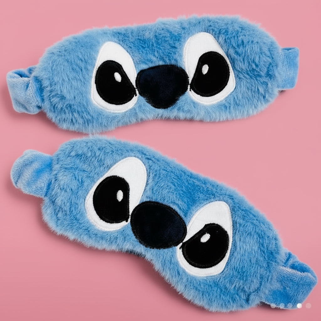 Masque de nuit peluche (1 pièce)