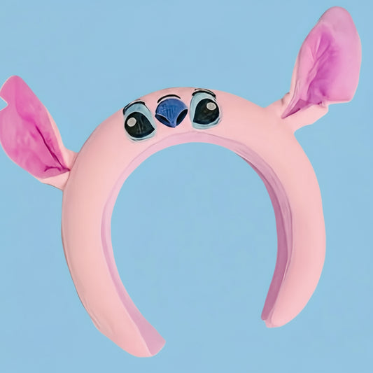 Serre tête rose (1 pièce)