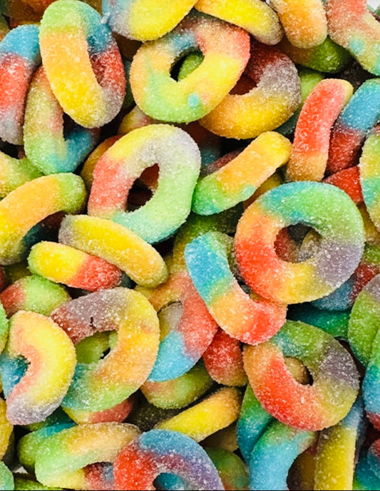 Anneaux multicolore acide (100g)
