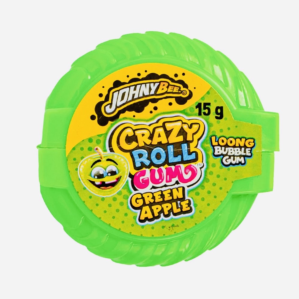 Crazy Roll Gum Pomme (1 pièce)