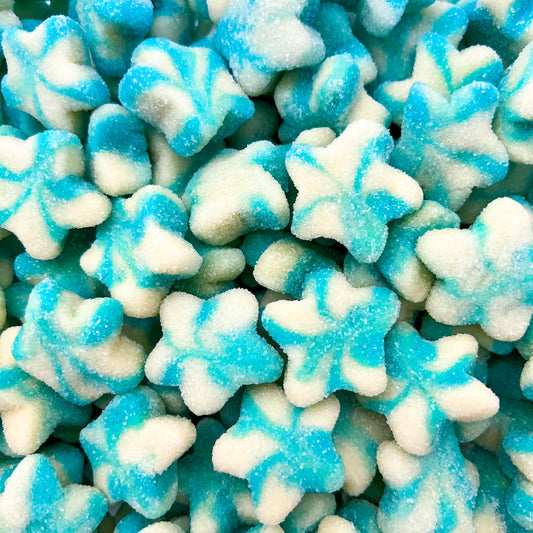Etoile twist bleue sucre (100g)