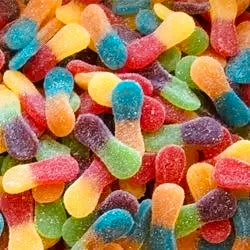 Mini langue Fruits acide (100 g)